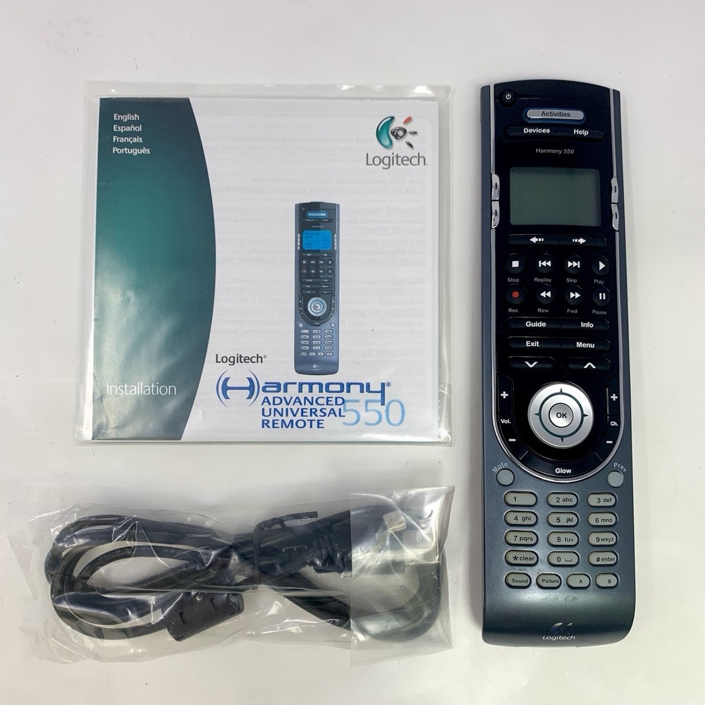 Logitech Harmony 550 Advanced Universal Remote Control 15 Devices Tested